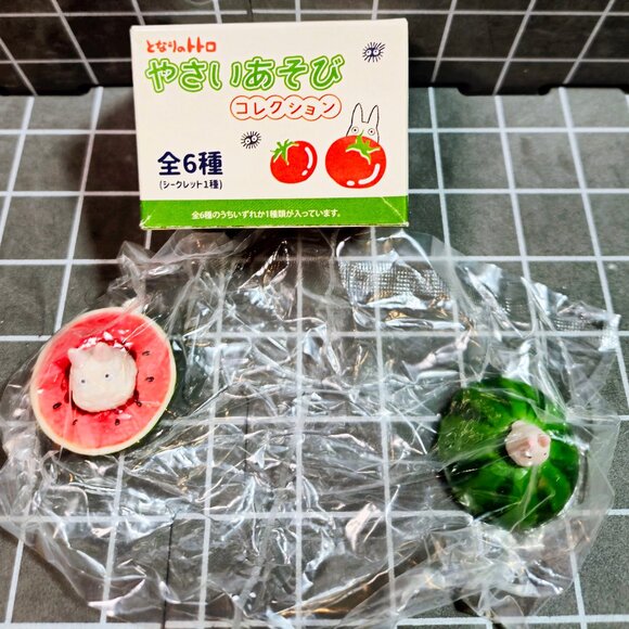 Studio Ghibli My Neighbor Totoro Vegetable Play Figure Collection WATERMELON - Picture 2 of 6